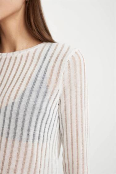 Regular Fit Crew Neck Long Sleeve T-Shirt