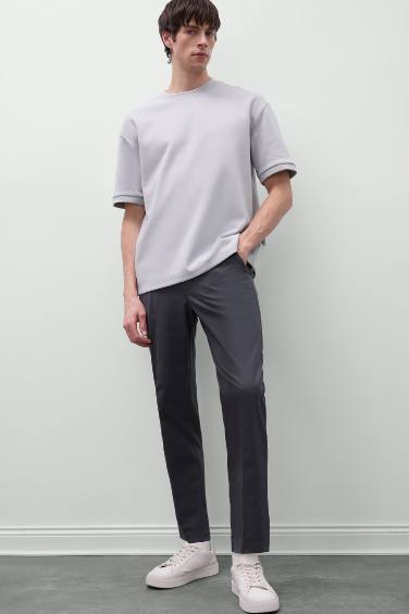 Oversize Fit Crew Neck Short Sleeve T-Shirt