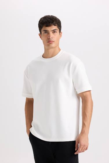 Oversize Fit Crew Neck T-Shirt