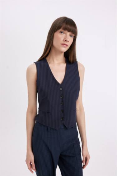 Жилет в полоску