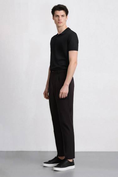 Jogger Düz Paça Her Yöne Esneyen Yazlık Kumaş Pantolon