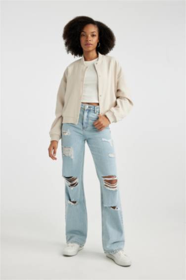 جاكيت بومبر بياقة كوليج