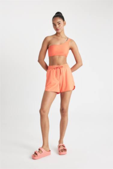 DeFactoFit Slim Fit Flexible Textured Swim Shorts