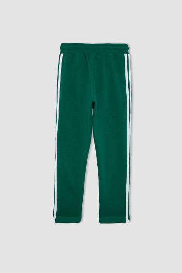 Boy Loose Fit Thick Sweatshirt Fabric Trousers