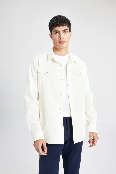 Куртка-рубашка стандартного кроя