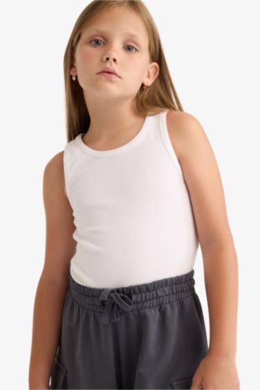 Girl Crew Neck Airplane Printed 2 Piece Undershirts