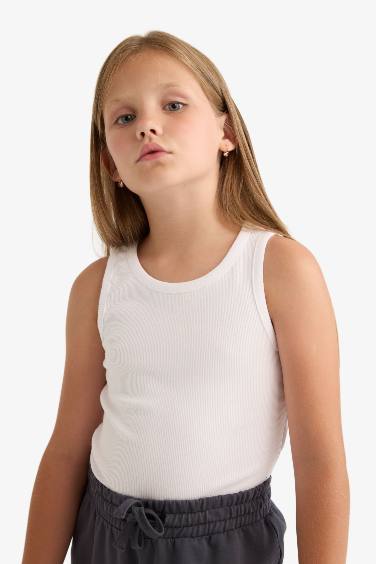 Girl Crew Neck Airplane Printed 2 Piece Undershirts