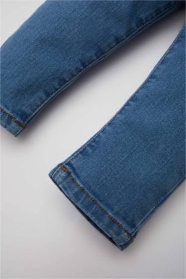 Erkek Bebek Düz Paça Basic Düz Jean Pantolon