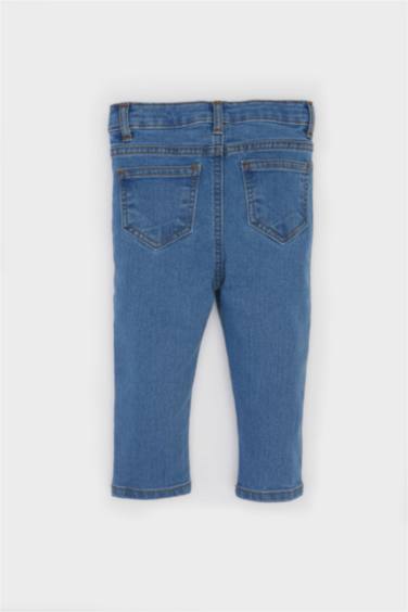 Erkek Bebek Düz Paça Basic Düz Jean Pantolon