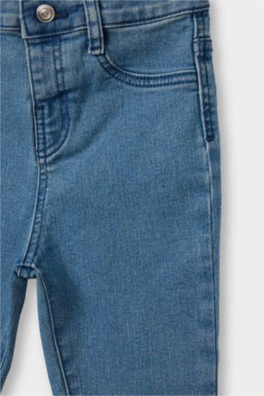 Erkek Bebek Düz Paça Basic Düz Jean Pantolon