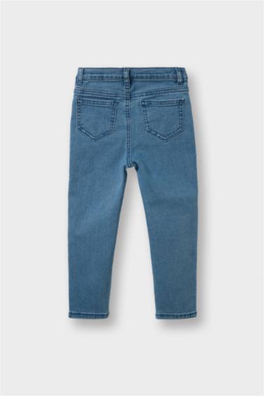 Erkek Bebek Düz Paça Basic Düz Jean Pantolon
