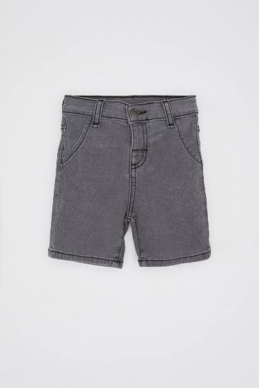 Baby Boy Regular Fit Elastic Band Shorts