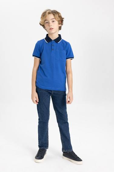 Boy Pique Short Sleeve Polo T-Shirt