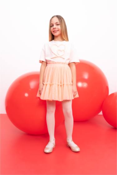 تيشيرت نص كم بناتي بقصة عادية