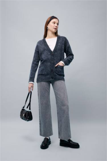 Regular Fit V-Neck Cardigan