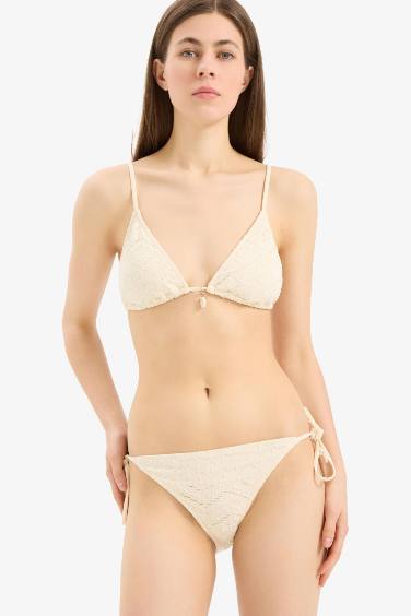 Верх бикини с вышивкой свободного покроя «Fall in Love»