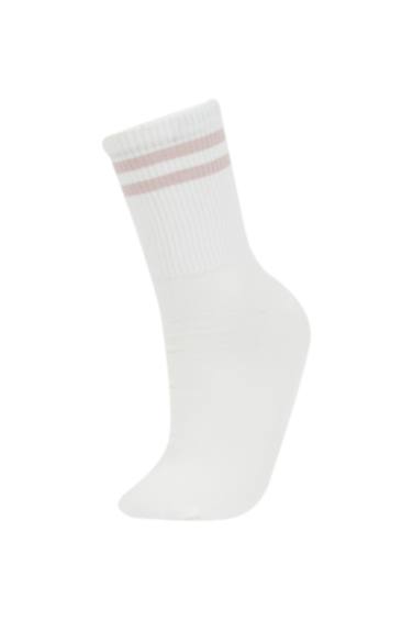 جوارب طويلة قطن نسائي - قطعتين