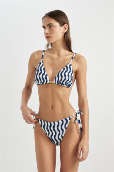 Fall in Love Regular Fit Striped Bikini Bottom