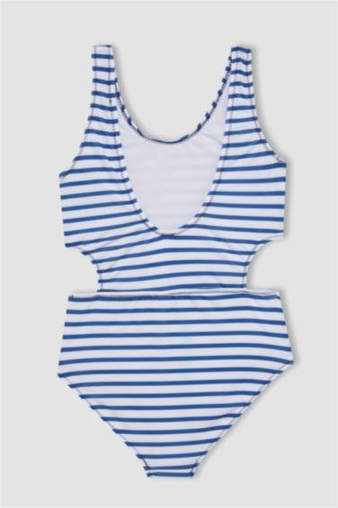 Girl Striped Swimsuit