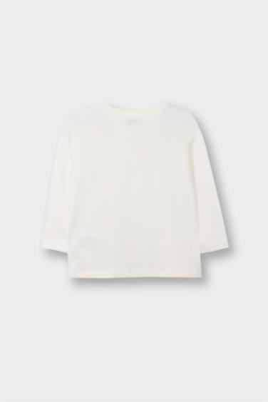 Baby Boy Crew Neck Basic Long Sleeve T-shirt