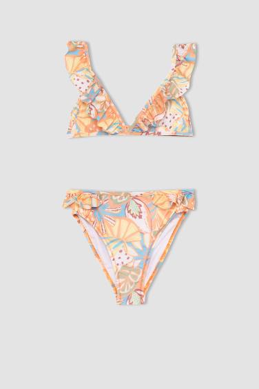 Girl Patterned 2 Piece Bikini Set