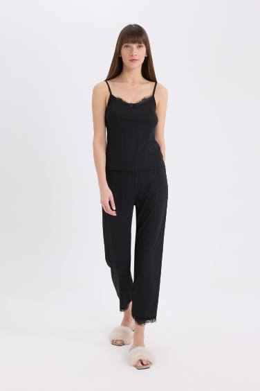 Верх пижамы новогодний на бретельках, Fall in Love