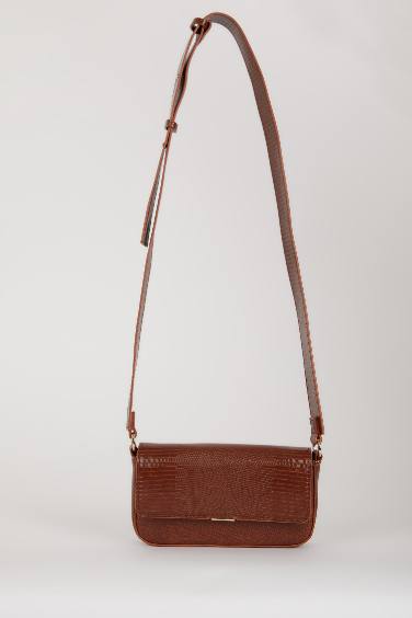 Faux Leather Crossbody Bag