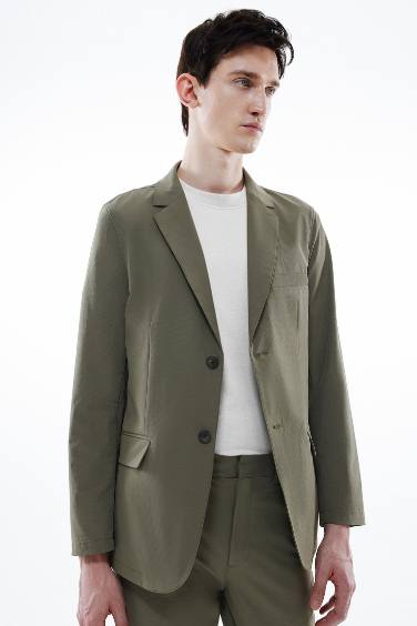 Veste Blazer Doublée coupe régulière