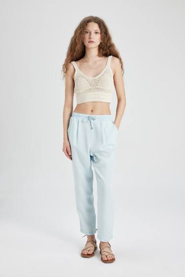 Джинсы Carrot Fit с высокой талией