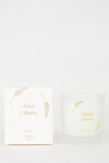 Kadın Yılbaşı Temalı Defacto Velvet Amber Aromatik 125 ml Mumluk - Görsel 3