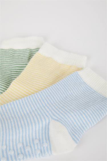 Baby Boy 3 Piece Cotton Long Socks