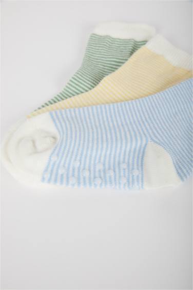 Baby Boy 3 Piece Cotton Long Socks