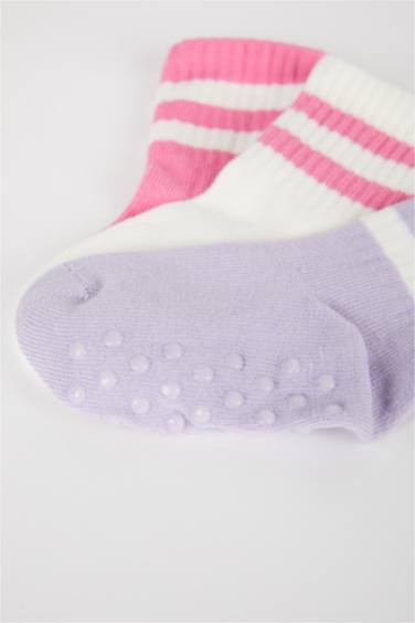 Baby Girl 3 Piece Cotton Long Socks