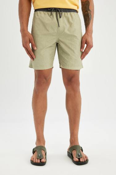 Regular Fit Mesh Lined Short Swim Shorts