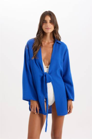 Fall in Love Muslin Beach Shirt