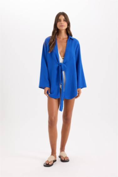 Fall in Love Muslin Beach Shirt