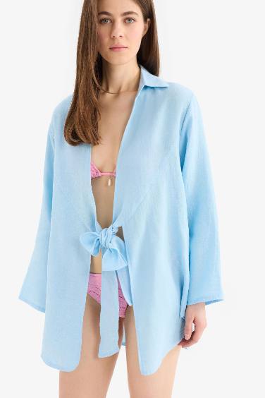 Fall in Love Regular Fit Muslin Beachwear