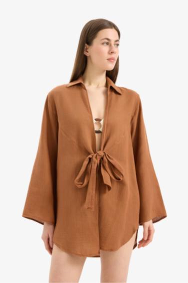 Fall in Love Muslin Beach Shirt