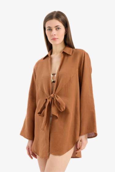 Fall in Love Muslin Beach Shirt