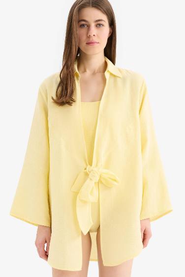 Fall in Love Regular Fit Muslin Beachwear