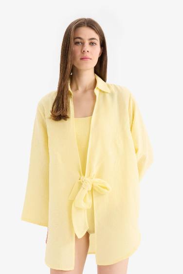 Fall in Love Regular Fit Muslin Beachwear