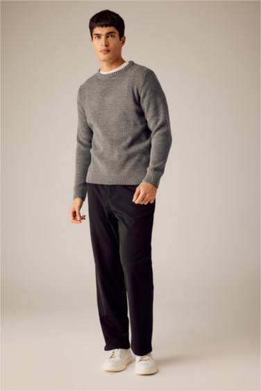 Relax Fit Regular Hem Trousers