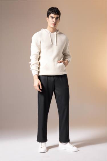 Relax Fit Regular Hem Trousers