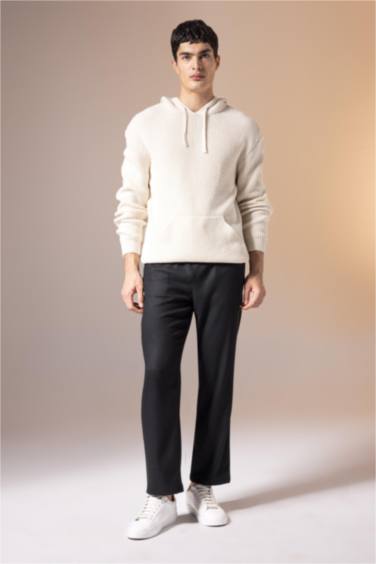 Relax Fit Regular Hem Trousers