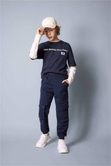 تيشيرت ولادي ردن طويل جيرسي قصة عادية