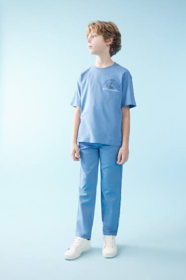 Boy Standard Fit Standard Leg Gabardine Trousers