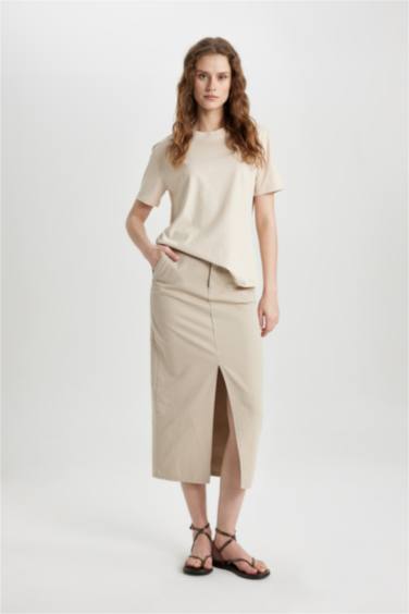 Regular Fit Crew Neck Cotton Short Sleeve T-Shirt