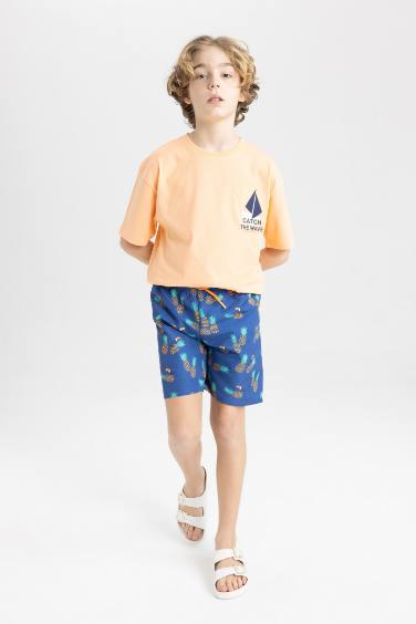 Boy Regular Fit Swim Shorts