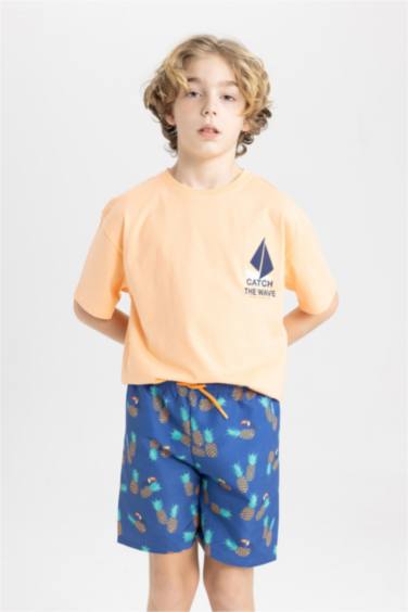 Boy Regular Fit Swim Shorts