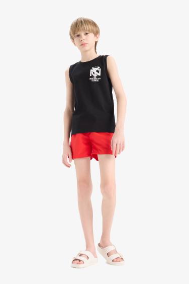 Boy Regular Fit Basic Swim Shorts